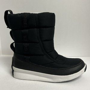 Sorel Black and White Winter Boots